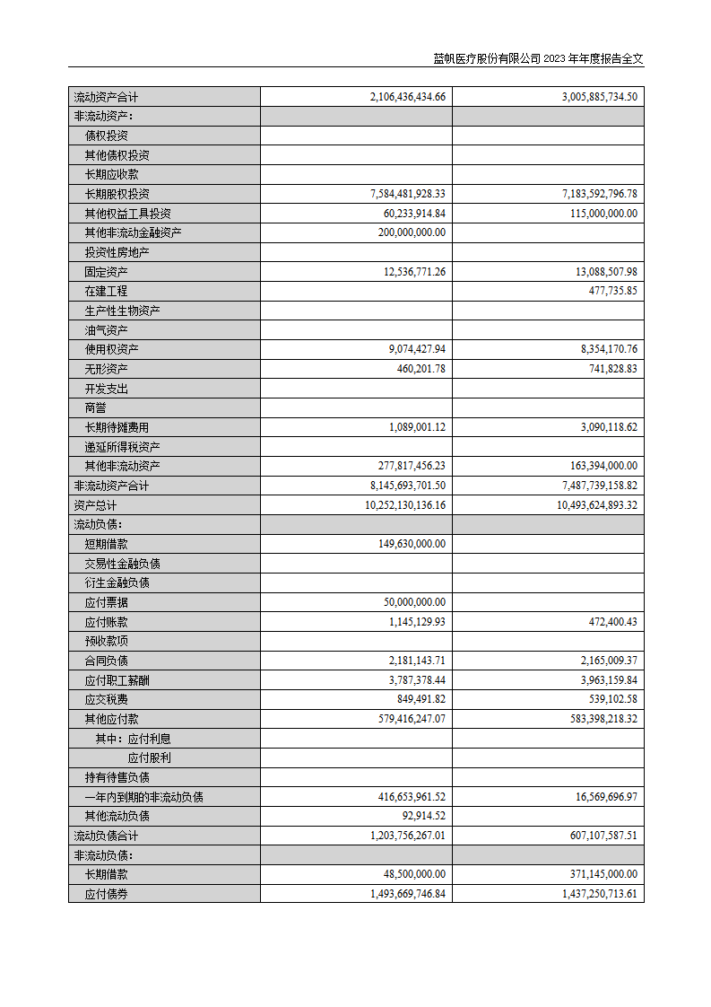 尊龙凯时股份有限公司2023年年度报告_131