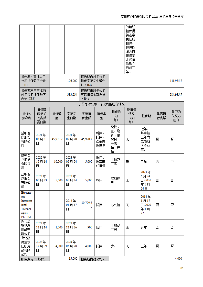 尊龙凯时股份有限公司2024年半年度报告_81