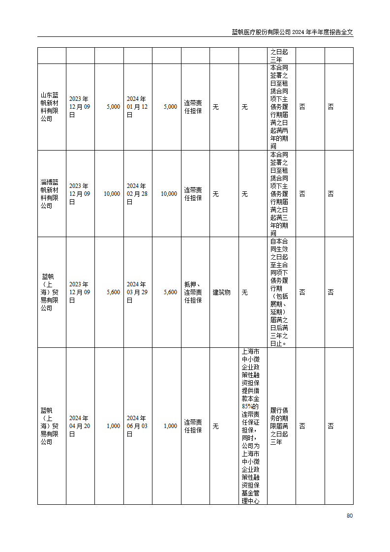 尊龙凯时股份有限公司2024年半年度报告_80